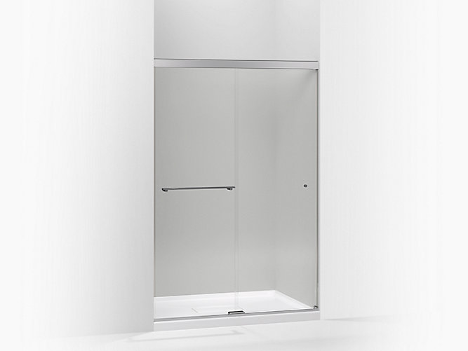 Revel Frameless Sliding Shower Door, 44 Sliding Shower Door